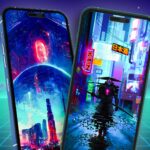 Cyberpunk wallpapers for iPhone