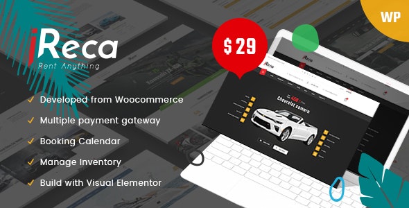 6ooNqOt| Ireca v1.6.7 - Car Rental Boat, Bike, Vehicle, Calendar WordPress Theme
