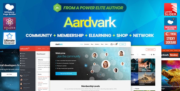 Aardvark v446 Community Membership BuddyPress Theme| Aardvark v4.47 - Community, Membership, BuddyPress Theme