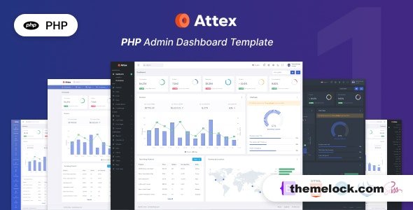 Attex PHP Admin Dashboard Template| Attex - PHP Admin & Dashboard Template