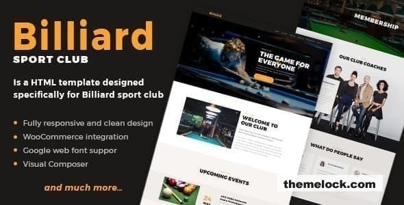Billiard v117 Creative Sporting WordPress Theme| Billiard v1.1.7 - Creative Sporting WordPress Theme