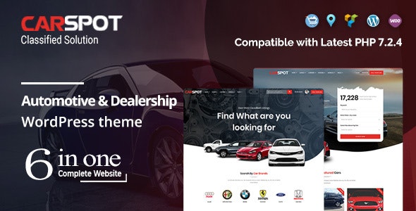 CarSpot v241 – Automotive Car Dealer Wordpress Classified Theme| CarSpot v2.4.2 – Automotive Car Dealer Wordpress Classified Theme
