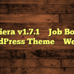 Cariera v1.7.1 – Job Board WordPress Theme – WebEn