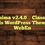 Classima v2.4.0 – Classified Ads WordPress Theme – WebEn