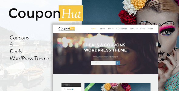CouponHut v308 Coupons and Deals WordPress Theme| CouponHut v3.0.8 - Coupons and Deals WordPress Theme