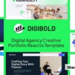 DigiBold Digital Agency Creative Portfolio React Js Template| DigiBold - Digital Agency Creative Portfolio React Js Template
