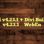 Divi v4.23.1 + Divi Builder v4.23.1 – WebEn