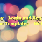 Forny – Login and Register Form Templates – WebEn
