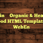 Frutin – Organic & Healthy Food HTML Template – WebEn