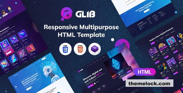 Glib Responsive Multipurpose HTML Template| Glib - Responsive Multipurpose HTML Template