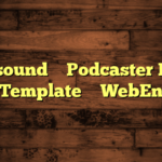 Goodsound – Podcaster HTML Template – WebEn