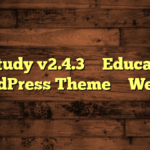 Gostudy v2.4.3 – Education WordPress Theme – WebEn