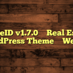 HomeID v1.7.0 – Real Estate WordPress Theme – WebEn