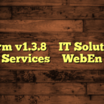 ITfirm v1.3.8 – IT Solutions Services – WebEn