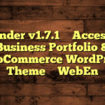 Icelander v1.7.1 – Accessible Business Portfolio & WooCommerce WordPress Theme – WebEn