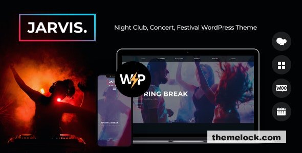 Jarvis v188 Night Club Concert Festival WordPress Theme| Jarvis v1.8.10 - Night Club, Concert, Festival WordPress Theme