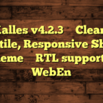 Kalles v4.2.3 – Clean, Versatile, Responsive Shopify Theme – RTL support – WebEn
