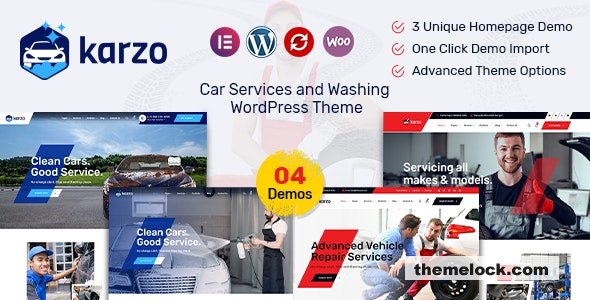 Karzo v16 Car Service Washing WordPress Theme| Karzo v1.7 - Car Service & Washing WordPress Theme