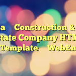 Konta – Construction & Real Estate Company HTML Template – WebEn