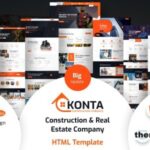 Konta Construction Real Estate Company HTML Template| Konta - Construction & Real Estate Company HTML Template