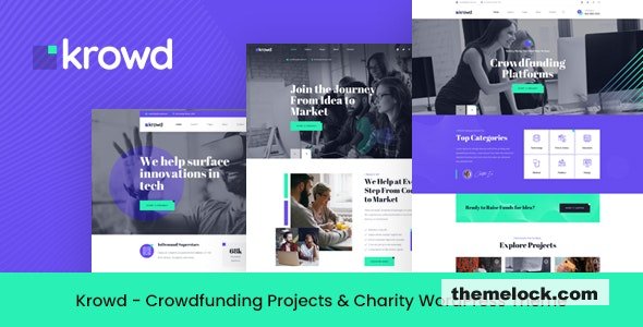 Krowd v130 Crowdfunding Charity WordPress Theme| Krowd v1.3.4 - Crowdfunding & Charity WordPress Theme