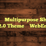 Mate – Multipurpose Shopify 2.0 Theme – WebEn