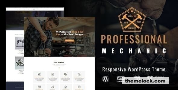 Mechanic v111 Auto Repair WordPress Theme| Mechanic v1.1.1 - Auto Repair WordPress Theme