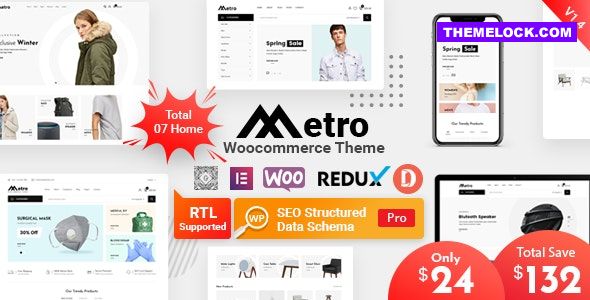 Metro v27 Minimal WooCommerce WordPress Theme| Metro v2.8 - Minimal WooCommerce WordPress Theme