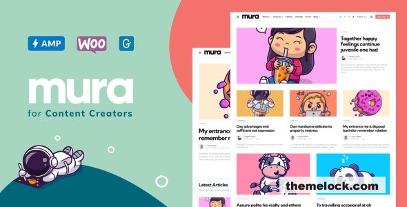 Mura v162 WordPress Theme for Content Creators| Mura v1.6.5 - WordPress Theme for Content Creators