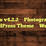 Novo v4.2.2 – Photography WordPress Theme – WebEn