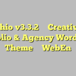 Ohio v3.3.2 – Creative Portfolio & Agency WordPress Theme – WebEn