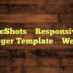 PicShots – Responsive Blogger Template – WebEn