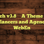 Pitch v3.8 – A Theme for Freelancers and Agencies – WebEn