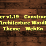 Quper v1.19 – Construction and Architecture WordPress Theme – WebEn