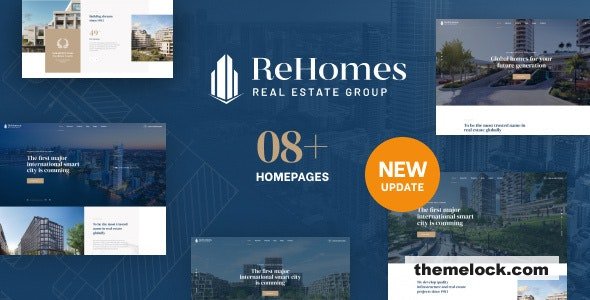 Rehomes v205 Real Estate Group WordPress Theme| Rehomes v2.0.5 - Real Estate Group WordPress Theme