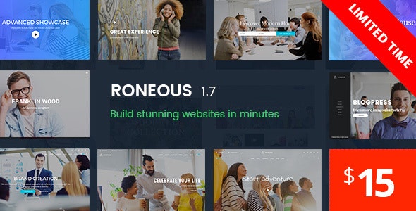 Roneous v200 Creative Multi Purpose WordPress Theme| Roneous v2.0.4 - Creative Multi-Purpose WordPress Theme