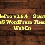 ShadePro v3.6.4 – Startup & SaaS WordPress Theme – WebEn