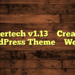 Silvertech v1.13 – Creative WordPress Theme – WebEn
