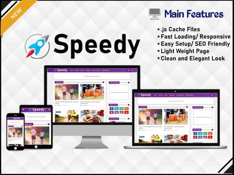 Speedy Piki| Speedy Piki Premium Free Responsive Blogger Template