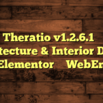 Theratio v1.2.6.1 – Architecture & Interior Design Elementor – WebEn