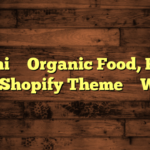 Theyni – Organic Food, Honey Shop Shopify Theme – WebEn
