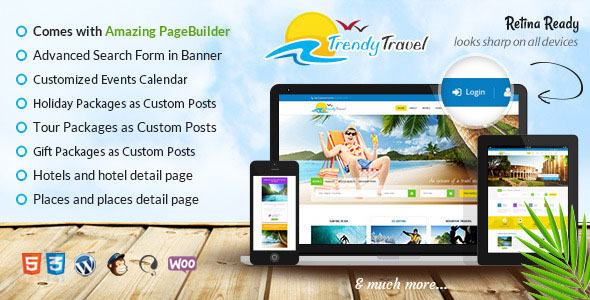 Trendy Travel v59 Multipurpose Tour Package WP Theme| Trendy Travel v6.0 - Multipurpose Tour Package WP Theme
