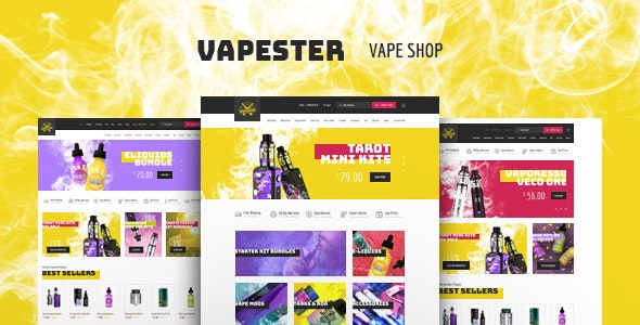 Vapester v1110 Creative Cigarette Store Vape Shop WooCommerce| Vapester v1.1.10 - Creative Cigarette Store & Vape Shop WooCommerce Theme