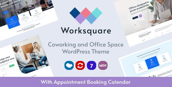 Worksquare v115 Coworking and Office Space WordPress Theme| Worksquare v1.18 - Coworking and Office Space WordPress Theme