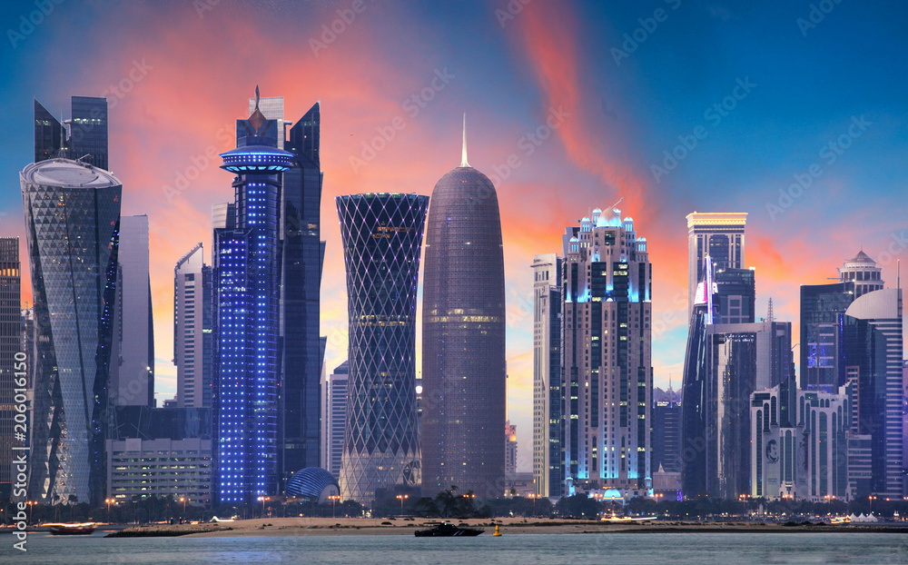 doha skyline qatar stockpack adobe stock| وظائف في بنك الدوحة في قطر يوفر فرص عمل في عدة تخصصات برواتب مجزية