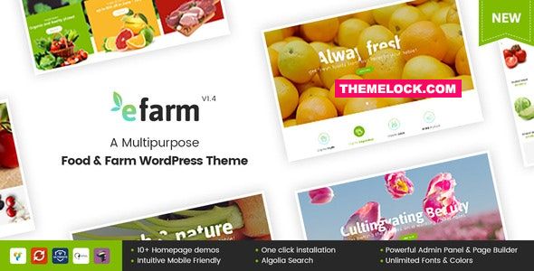 eFarm v201 A Multipurpose Food Farm WordPress Theme| eFarm v2.0.4 - A Multipurpose Food & Farm WordPress Theme