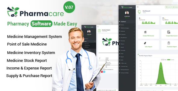 inline preview image pharmacare| Pharmacare - Pharmacy Software Made Easy v9.4 Nulled PHP Scripts Download