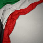 waving national flag of kuwait on a gray background stockpack adobe stock| وظائف مجموعة شلهوب للرجال والنساء برواتب مجزية في الكويت